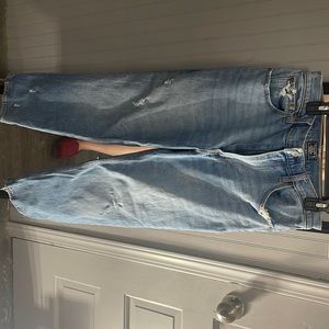 Abercrombie ultra high rise mom jeans 30short